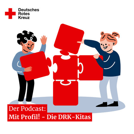 Podcast-Grafik Grafik mit RK und Kindern