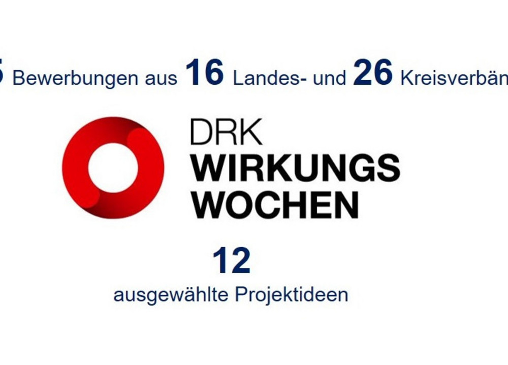 Auf der Abbildung steht: 35 Bewerbungen aus 16 Landes- und 26 Kreisverbänden - 12 ausgewählte Projektideen