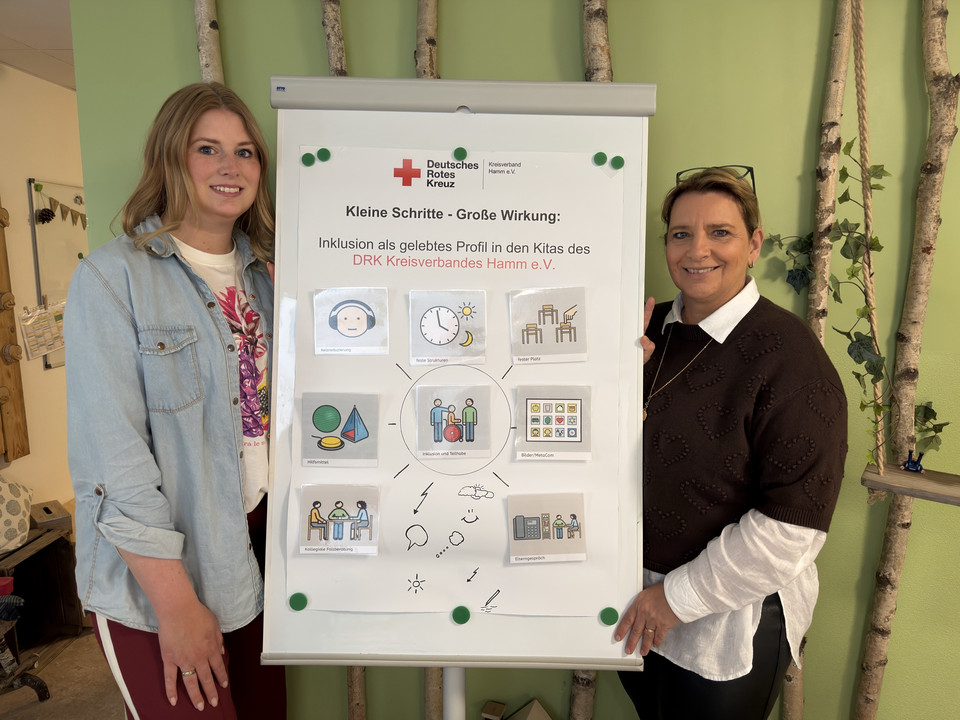 2026_06_DRK Hamm Beitrag Inklusion v.l. Kirsten Kuhlmann, Kirsten Edelkötter