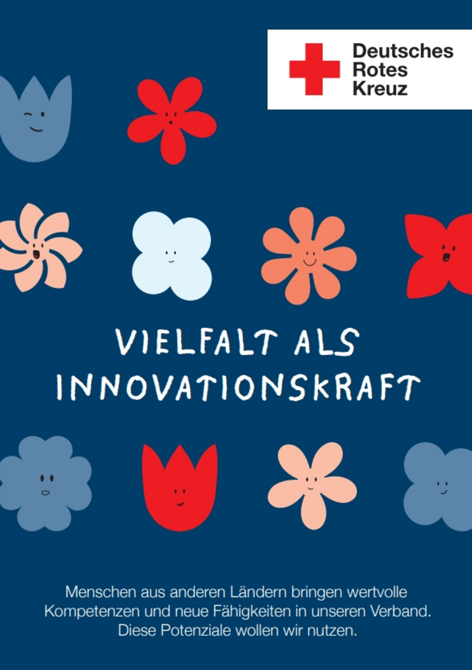 Wertekarte des Deutschen Roten Kreuzes zum Thema "Vielfalt als Innovationskraft".