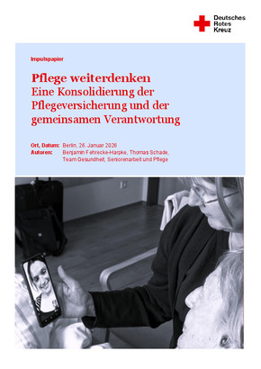 Impulspapier "Pflege weiterdenken"