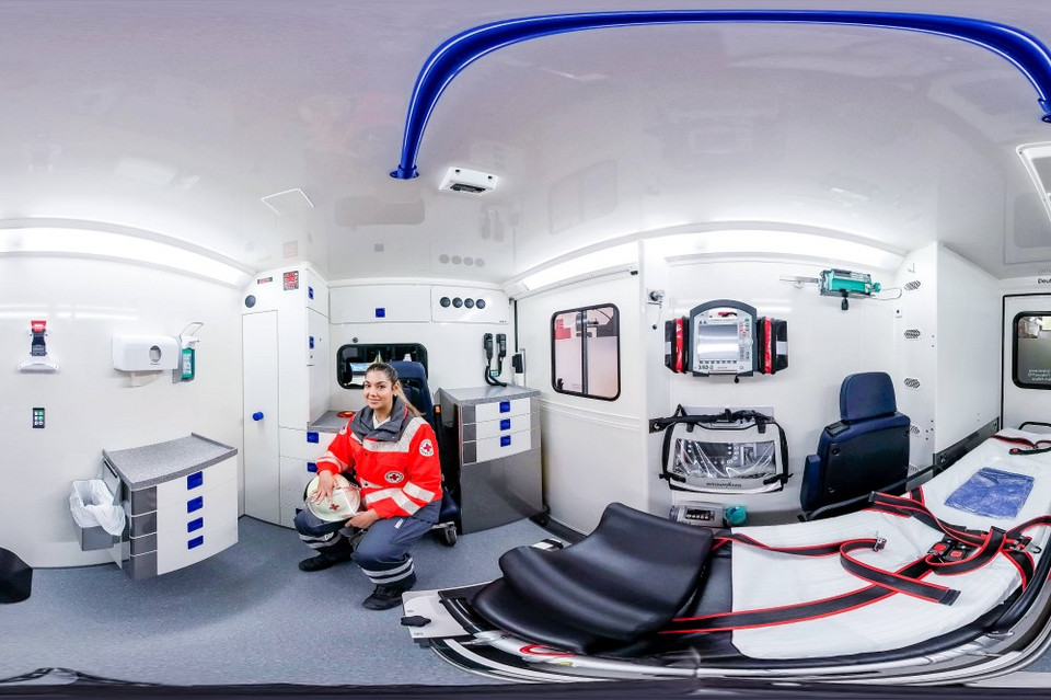 Projektbild virtueller Rettungswagen