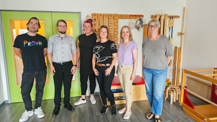 Gruppenfoto in DRK-Kita Lindenpark Rostock