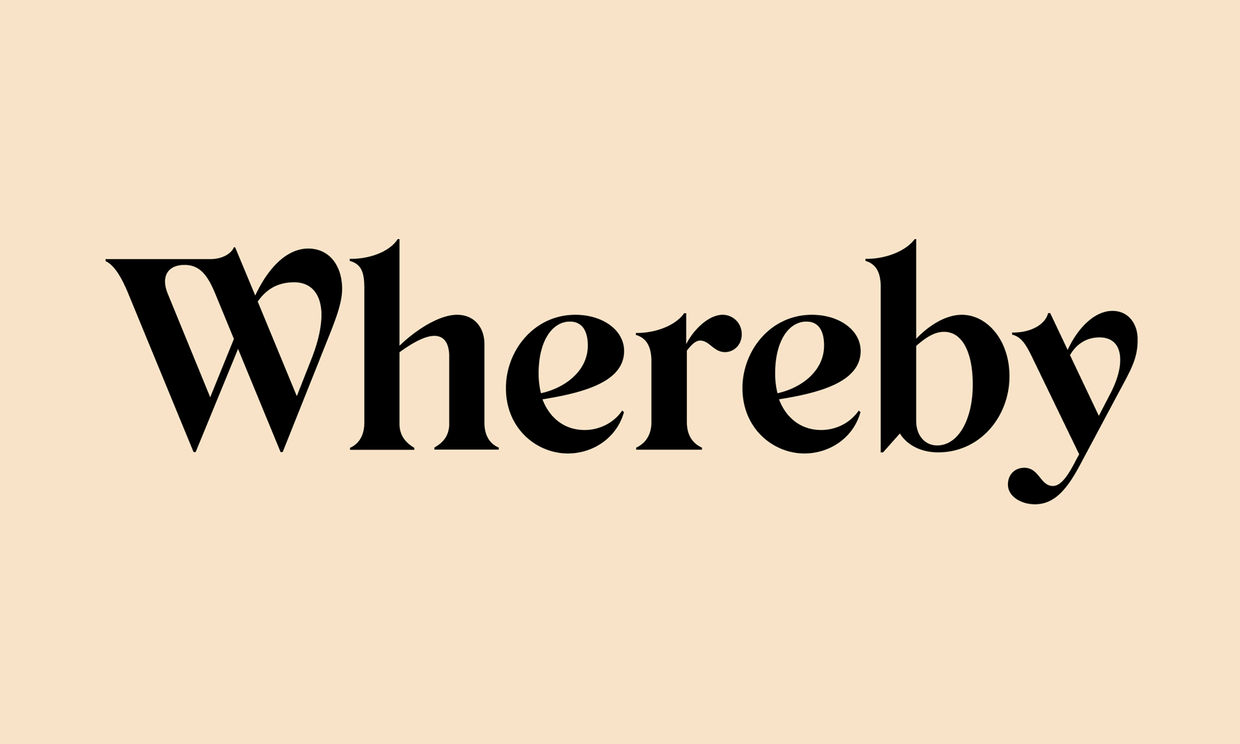 Name "Whereby" auf beigem Hintergrund.