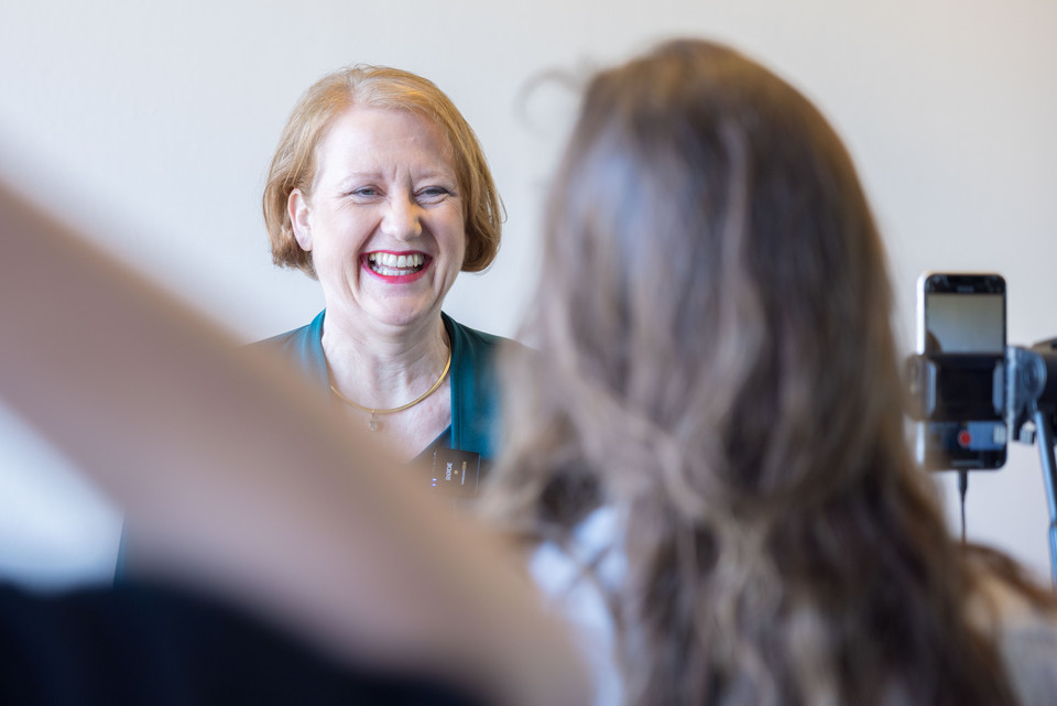 Lisa Paus, Bundesministerin für Familie, Senioren, Frauen und Jugend, im Gespräch 