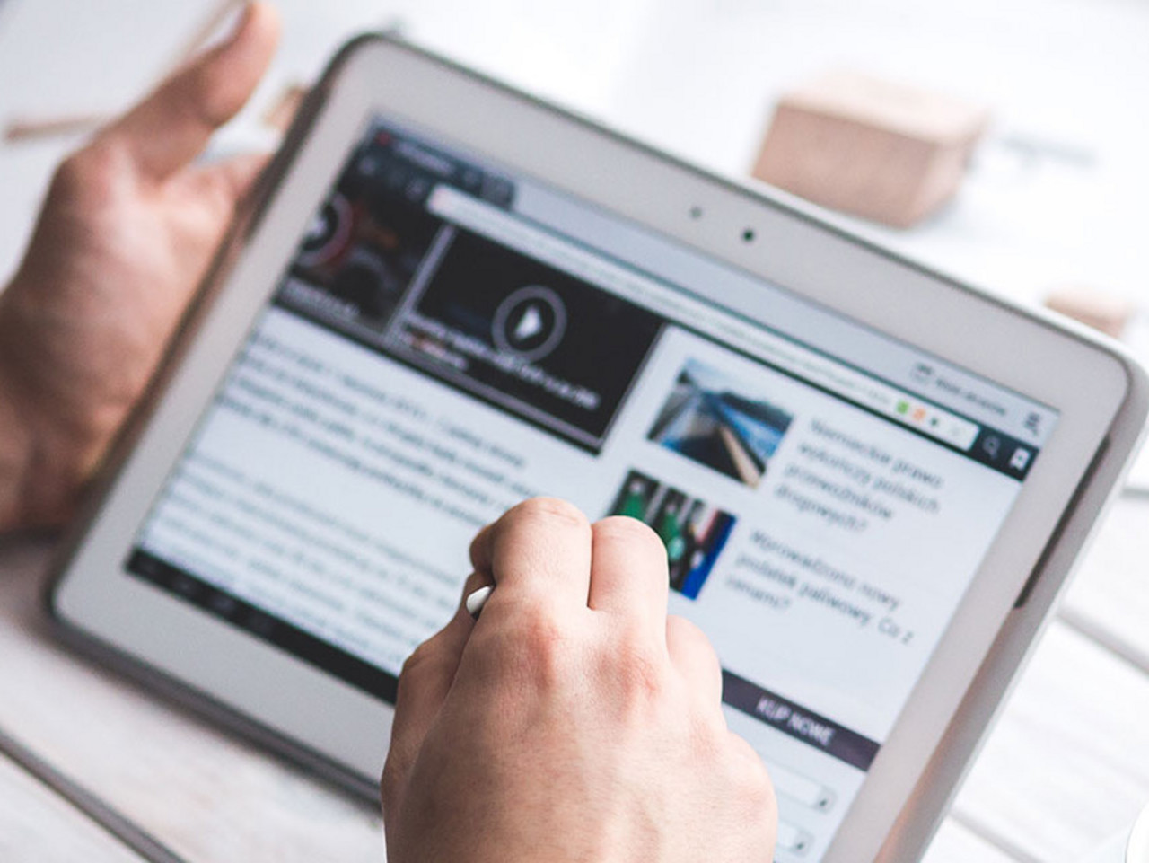 Tablet surfen