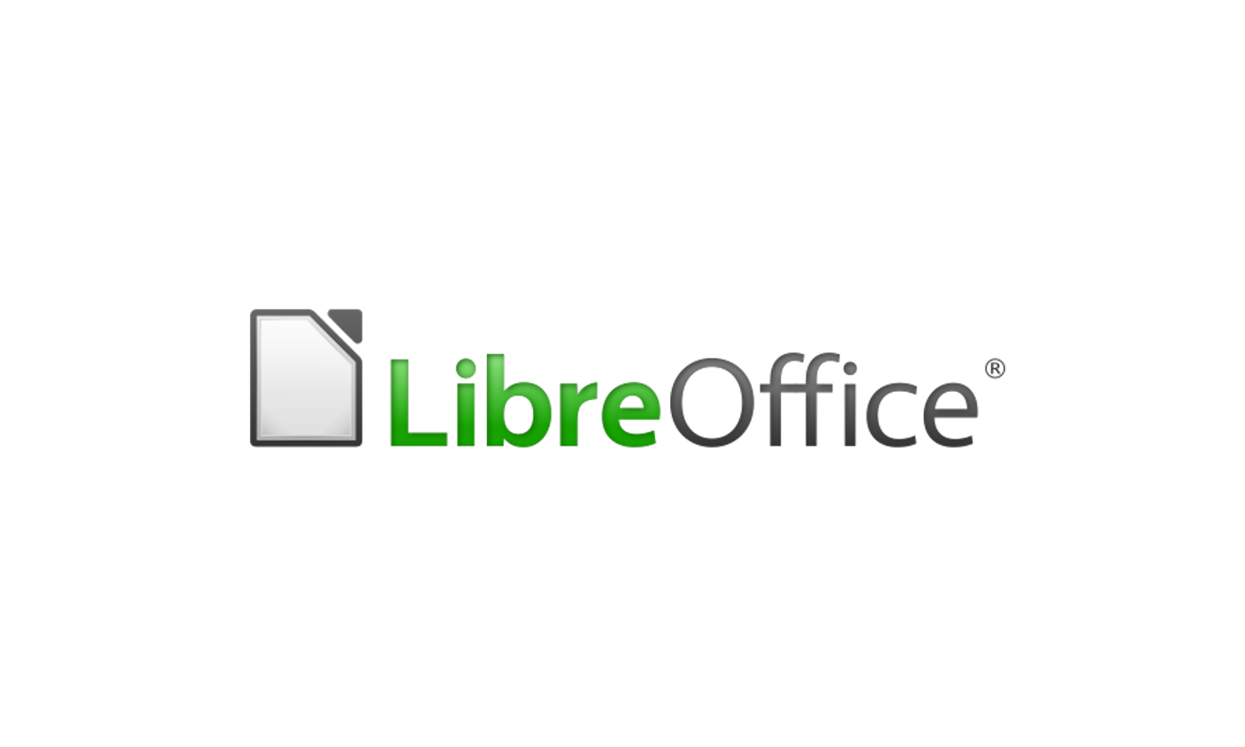 Papier-Logo, rechts davon LibreOffice