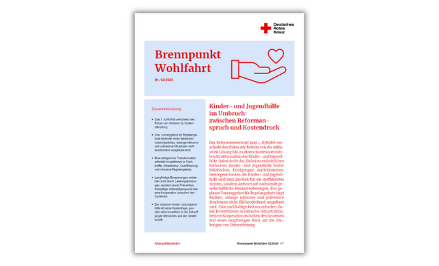 Titelseite des Brennpunkt Wohlfahrt 2/2026