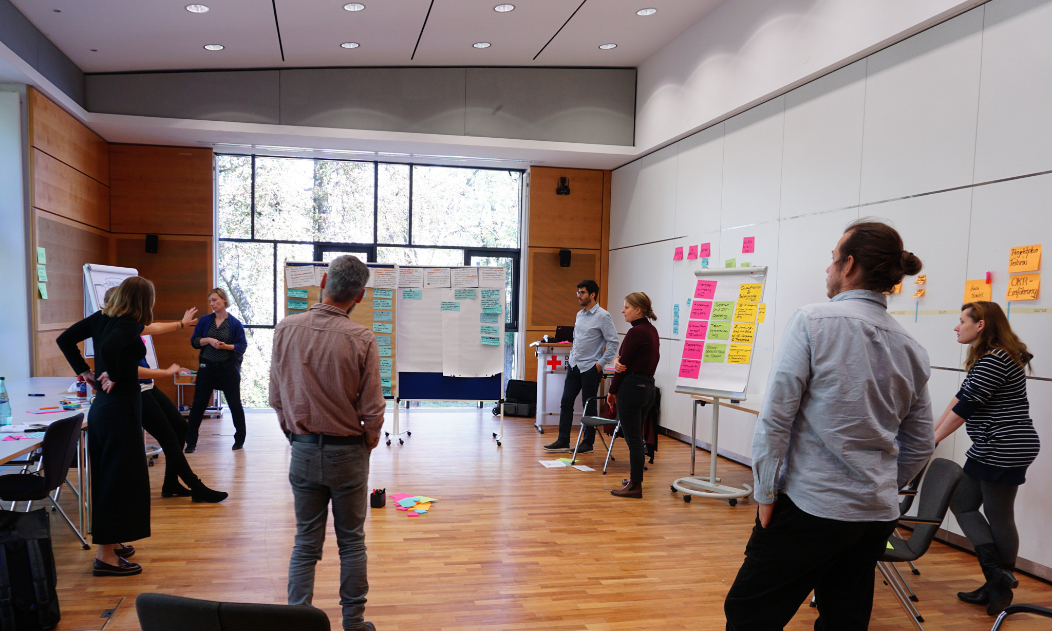 Einblick in Ziel-Workshop von Team Finanzierung und Impact