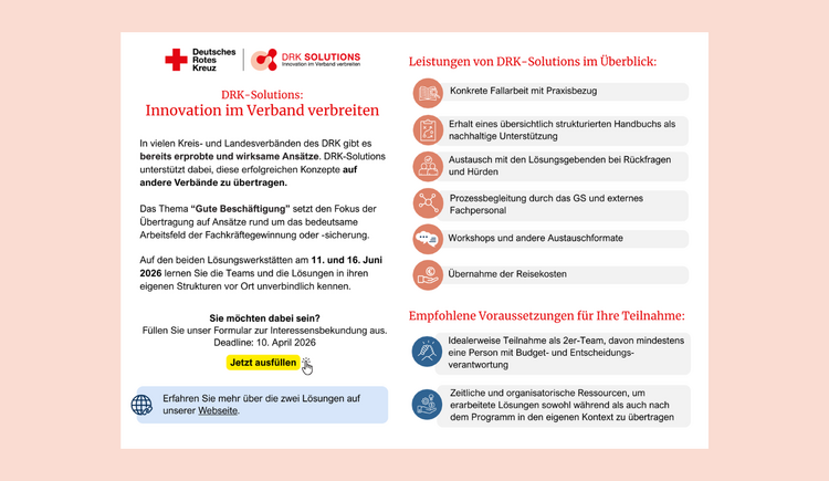 Bild der ersten Seite des Infoblatts 