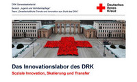 Titelseite der Präsentation: "Das Innovationslabor des DRK"