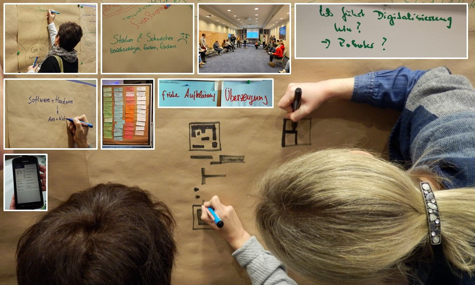 Auftakt Care_4.0 Das Bild zeigt Eindrücke von der Auftaktveranstaltung Digitalisierung in der Pflege DRK-Care_4.0