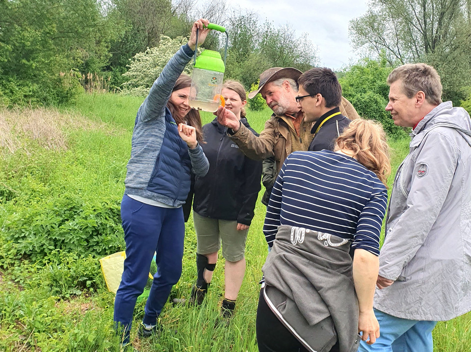 Gruppe in der Natur