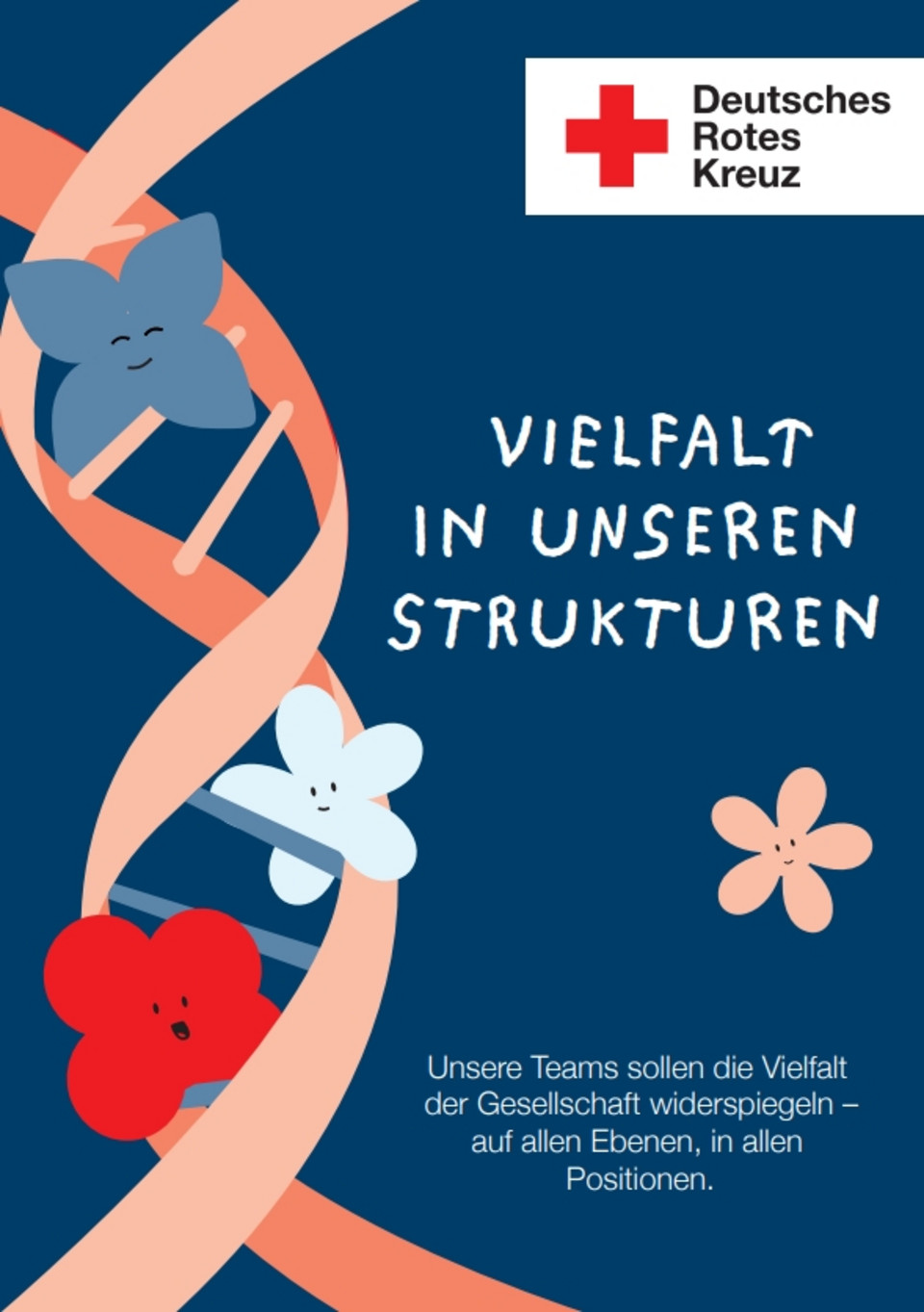 Wertekarte des Deutschen Roten Kreuzes zum Thema "Vielfalt in unseren Strukturen".