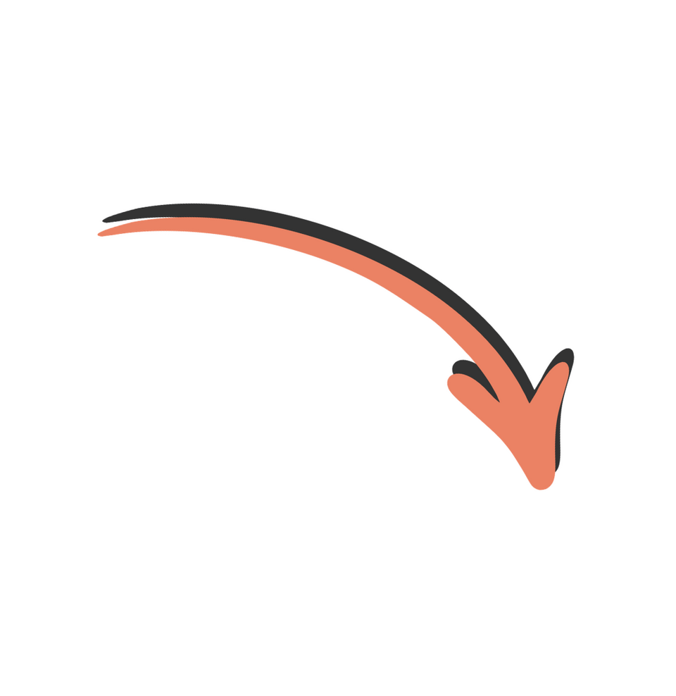 Pfeil der nach unten zeigt