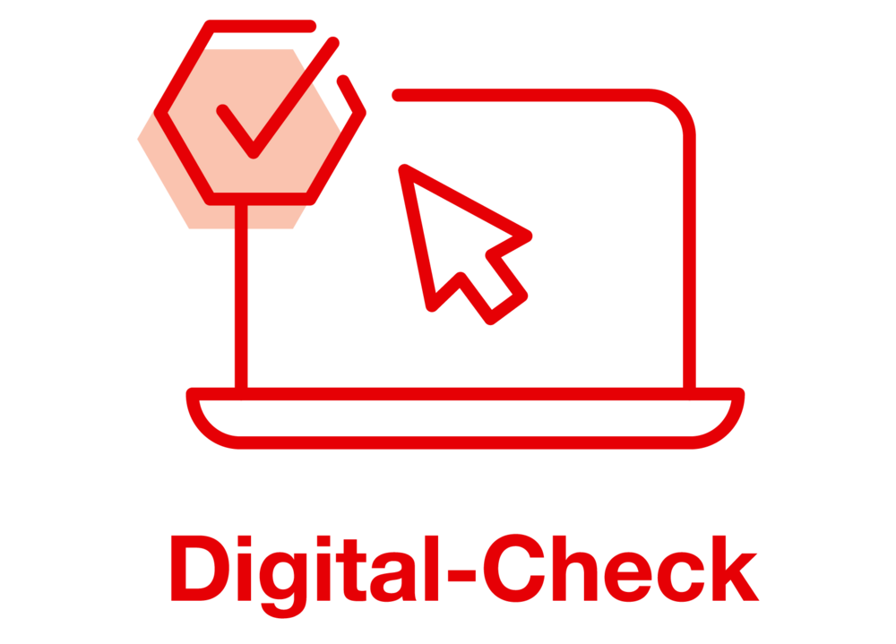 Das Icon des DRK Digital-Checks
