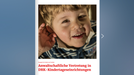 Titelseite des Flipbooks zur Handreichung 'Anwaltschaftliche Vertretung'
