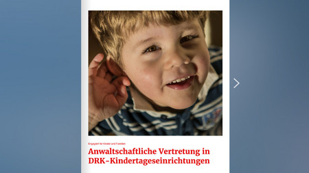 Titelseite des Flipbooks zur Handreichung 'Anwaltschaftliche Vertretung'