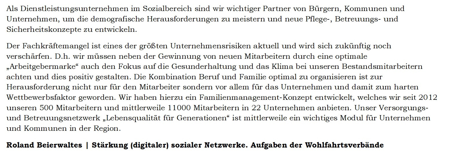 A4 Unternehmen Als Partner Der Wohlfahrt Die Drk Wohlfahrt