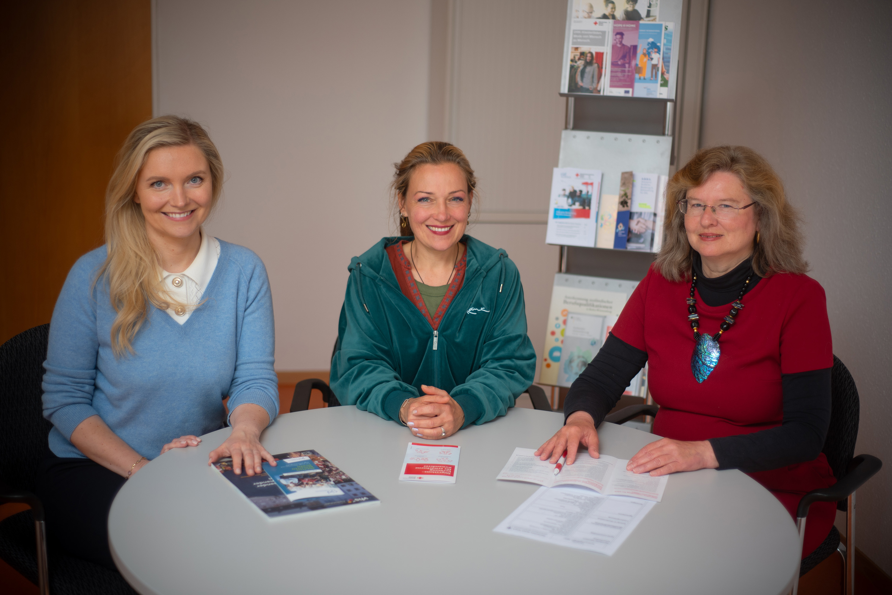 MBE-Team DRK Bodenseekreis von links nach rechts: Marta Eichwald, Sabine Große, Natalie Ammon
